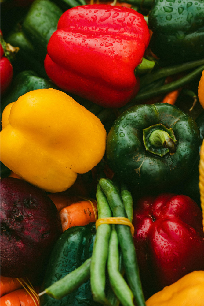 Assorted fresh vegetables